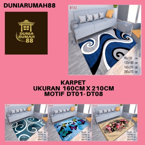 Karpet Lantai DT Ukuran 29cm x 160cm Anti Slip Series 01-08