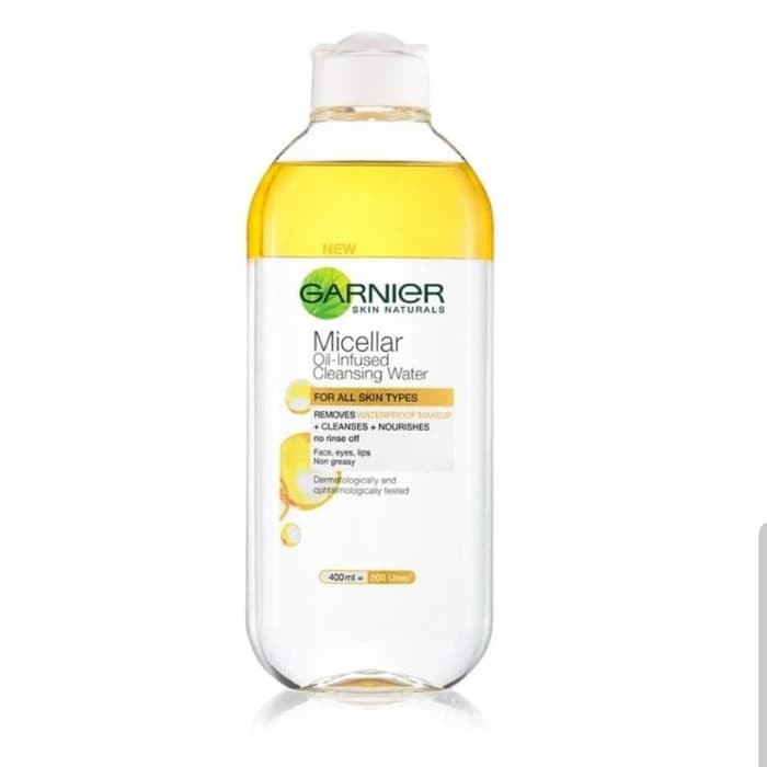 Garnier Micellar Oil Infused Cleansing Water Biphase 400 Ml Lazada Indonesia