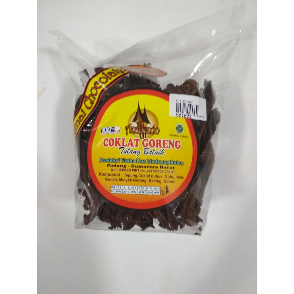 

Cokelat Tulang Baluik Original Salju - Asli Padang