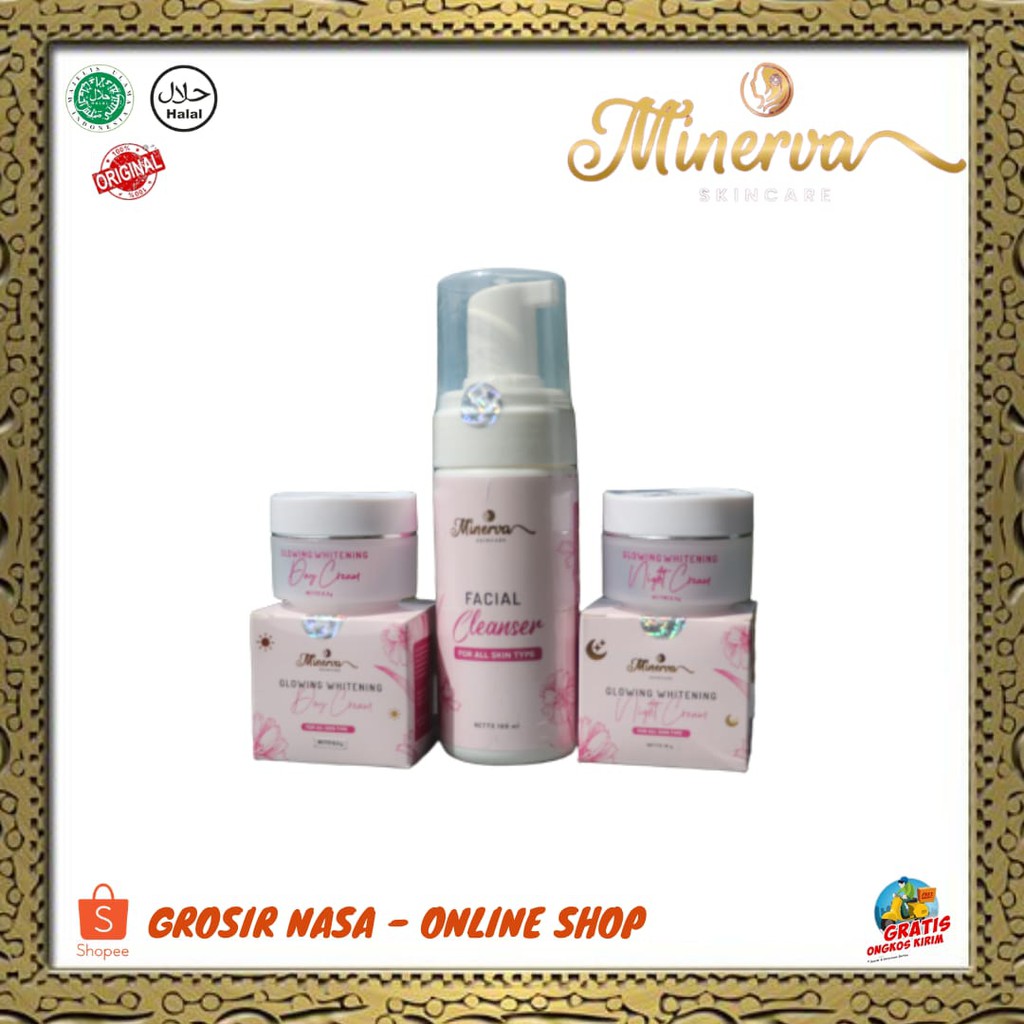 Original Minerva Skincare Bpom / Penghilang Jerawat & Flek Hitam / Mencerahkan Wajah / Minerva