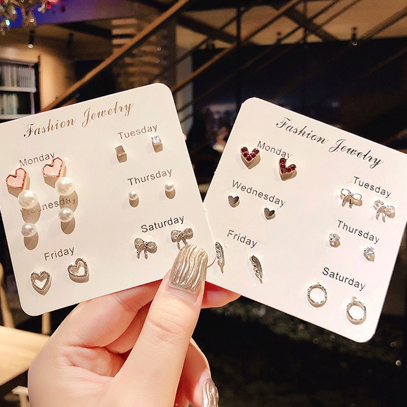 6pcs / Set Mainan Puzzle Kreatif Gaya Korea Untuk Wanita