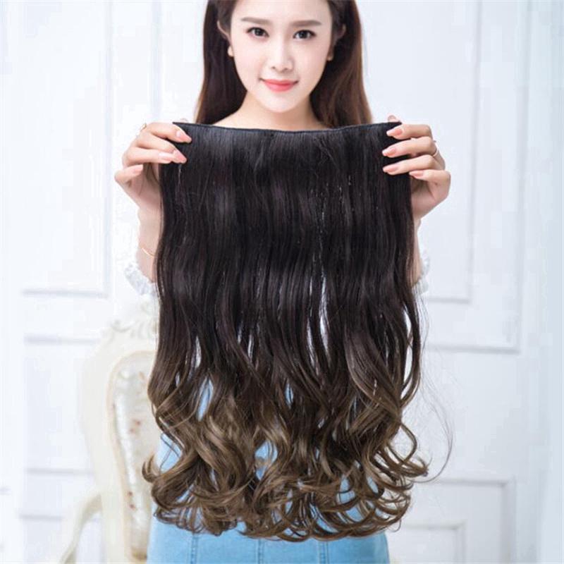 Klip Rambut  Palsu Hair Extension  Model Panjang  Keriting 