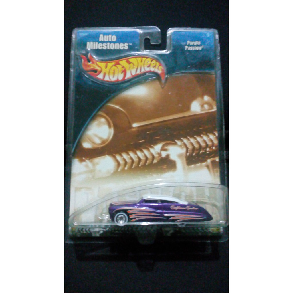 PROMO, Diecast Hot Wheels Miniatur Mobil Hotwheels Ban Karet Auto Milestones Purple Passion, Hotwil
