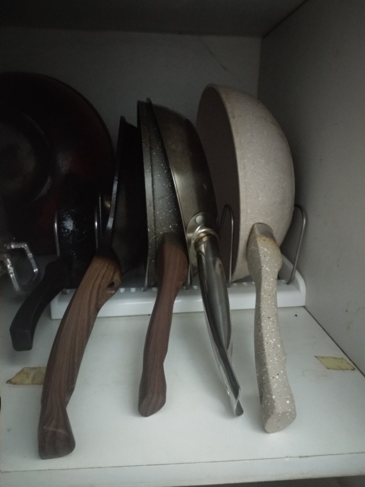 [ready Stock] Lid Holder - Holder Penyangga Tutup Panci / Panci / Talenan / Teflon