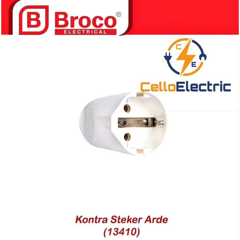Kontra Arde Broco 13410 / Steker Listrik Female Broco
