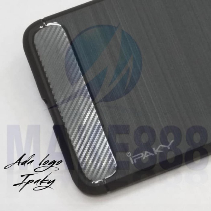 misi- Case Ipaky Carbon Fiber XIAOMI POCO M3 PRO (4G Softcase Shockproof TPU