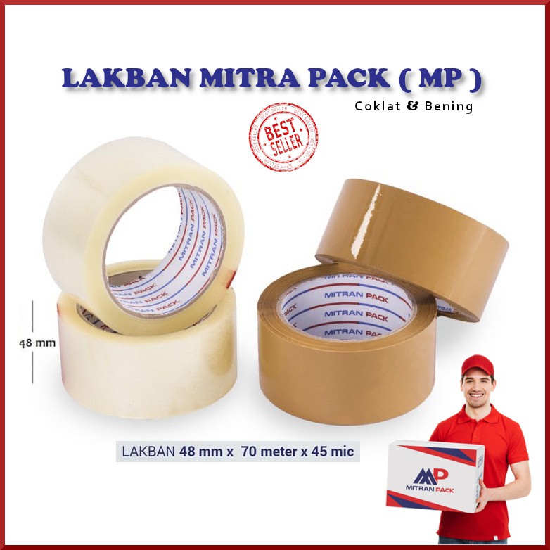 LAKBAN COKLAT / BENING 48MM X 90YARD FULL