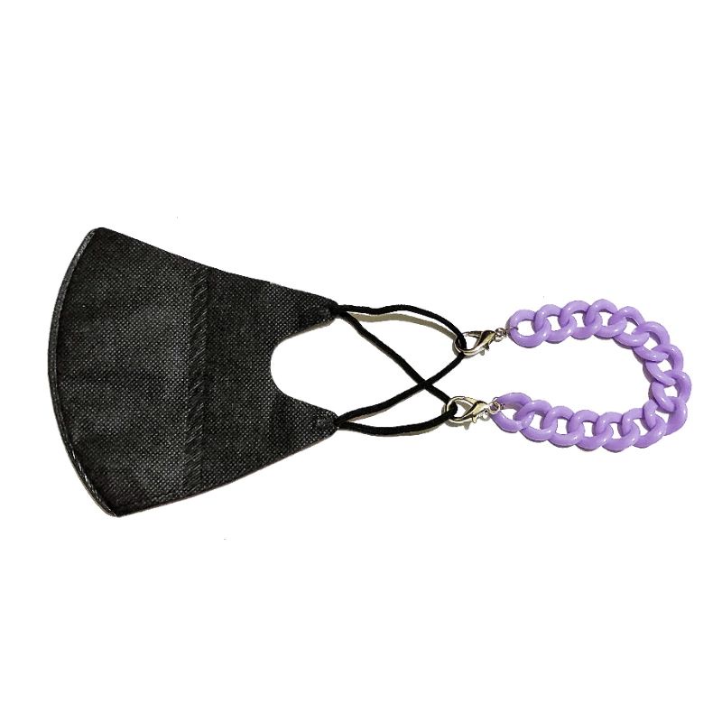 Konektor Masker Hijab Mask Connector Strap Extender Olivia Premium Acrilic Chain Rantai Akrilik