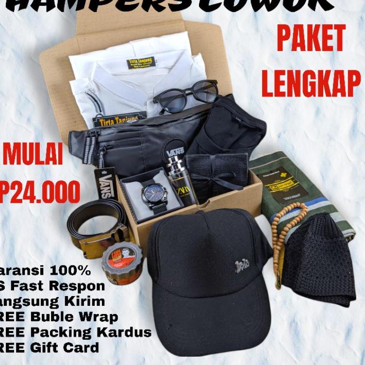 Harga Bersahabat.. Hampers Kado Gift Box Cowok Hadiah Ulang Tahun Cowok Anniversary Hampers Black He
