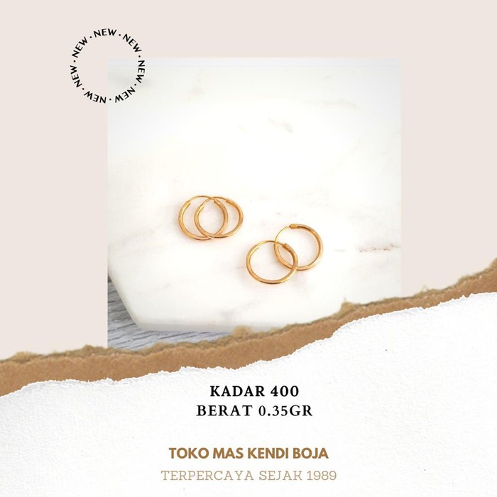 Anting Bayi Baru Lahir Emas Asli Murah