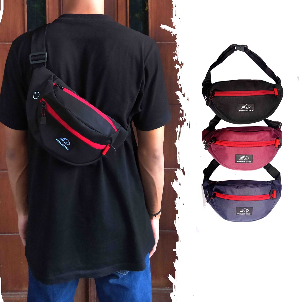 WAISTBAG pria TAS SLEMPANG pria wanita Tas BAHU pria wanita SLING BAG tas slempang pria A36