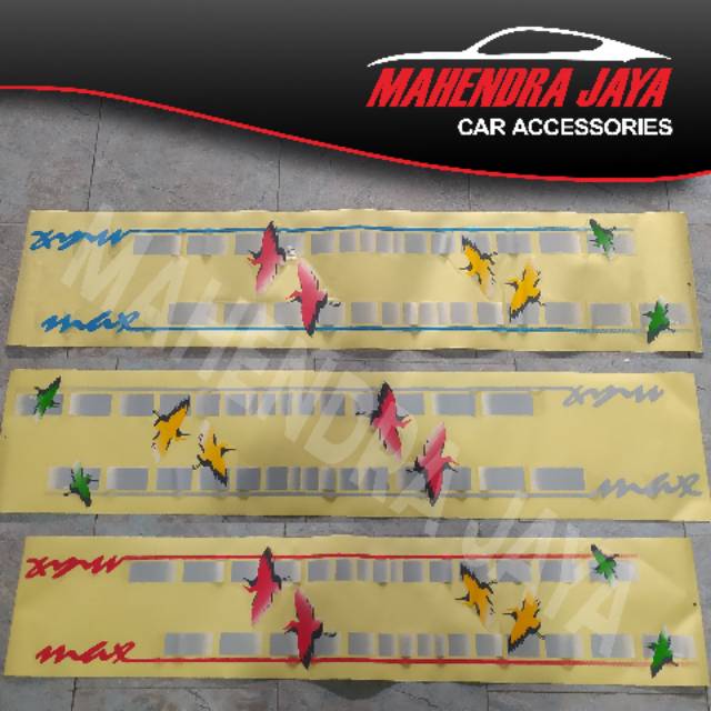 Stiker T120SS Max Minibus / Sticker Body Samping Max T120SS Minibus Burung