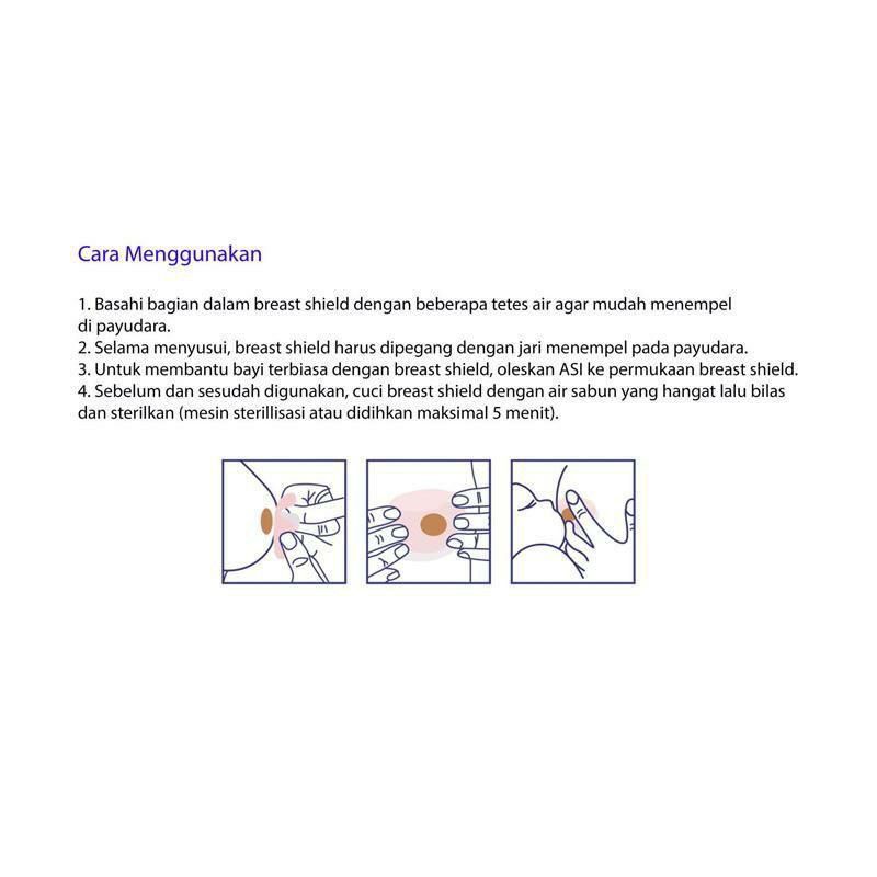 Baby Safe Breast Shield Isi 2 Pcs BPM04 - Pelindung Puting Ibu Menyusui