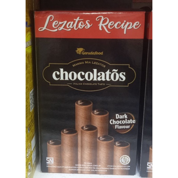 

Chocolatos Dark Isi 20 Pcs