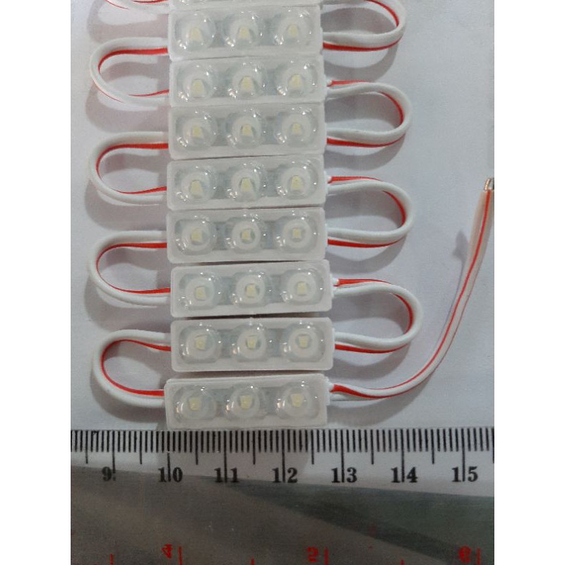 modul 3 led mini 2809 12 volt putih per 100 biji