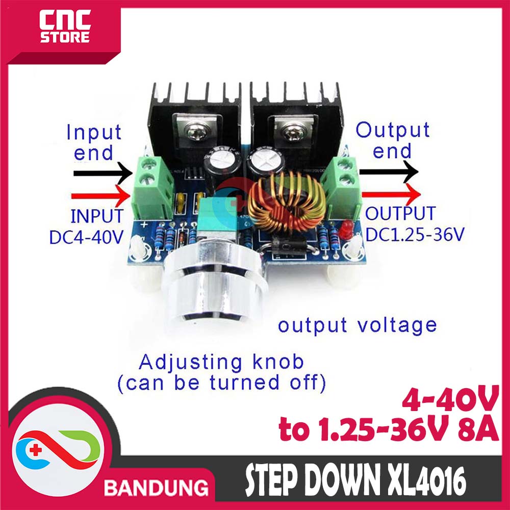 DC-DC STEP-DOWN MODULE XH-M401 XL4016E1 HIGH-POWER DC VOLTAGE 8A