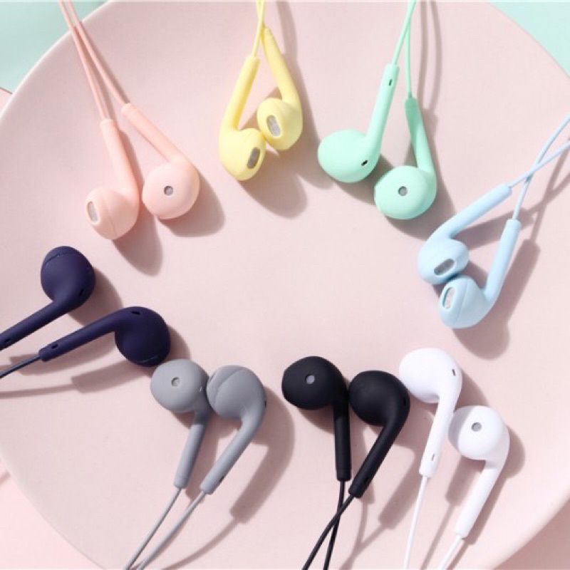 HEDSET macaron u19 earphone MACARON SUARA LEBIH NGEBASS DAN JERNIH headset macaron/earphone macaro