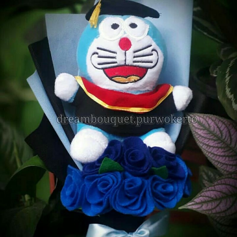Buket Boneka Doraemon