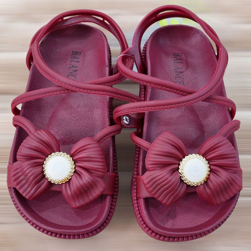 Sandal Tali Jelly Anak Perempuan Import Balance 1986 Fashion Gladiator Korea Terbaru Lebaran