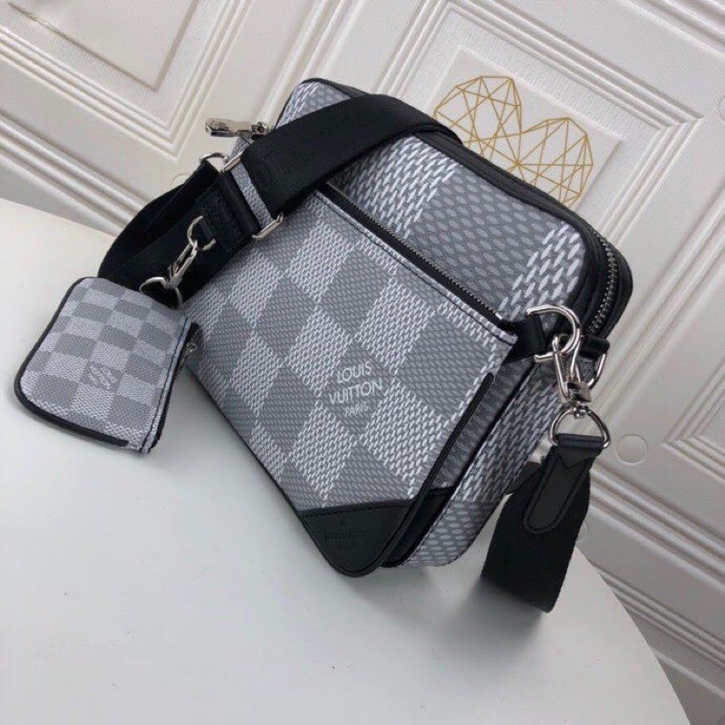 messenger bag Vuitton Mirror Quality tas selempang lv pria &amp; wanita import tas selempang LV