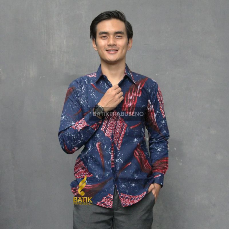 Kemeja Batik Pria Motif Sadewa Batik Slimfit Batik Prabuseno Batik Premium Batik Katun Batik Kerja B