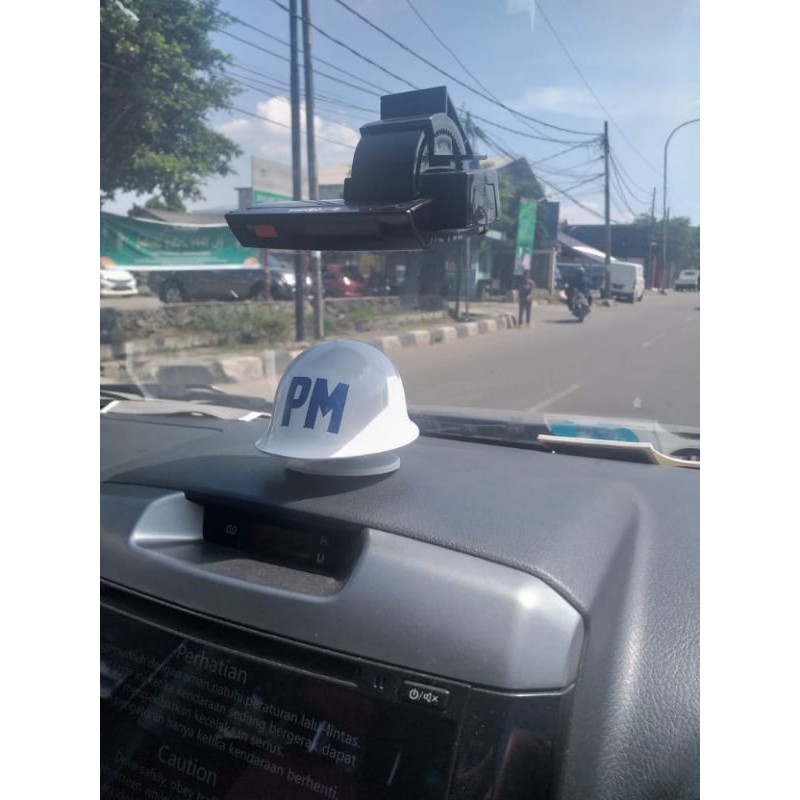 accesoris miniatur helm polisi militer