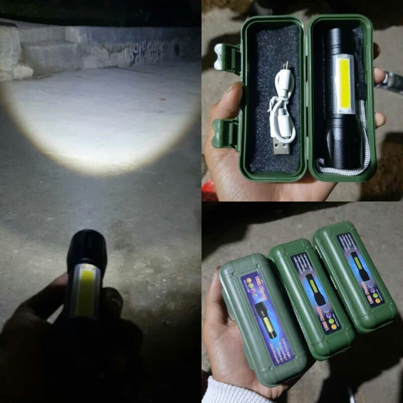 (Bisa COD) Senter LED Mini Super Terang Jarak Jauh