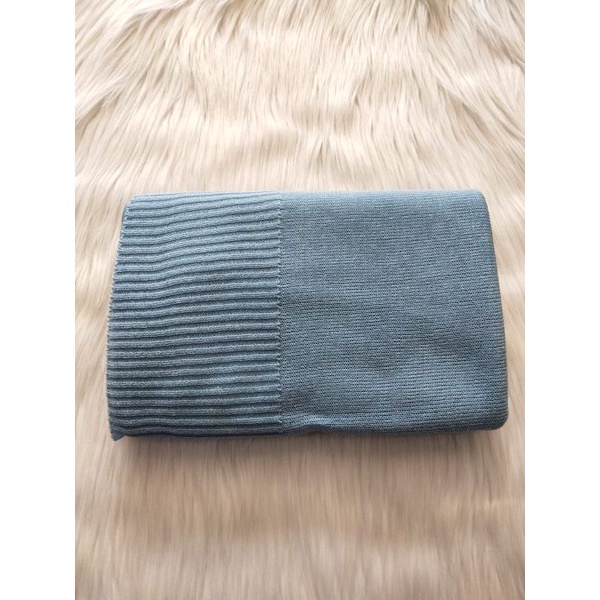 PASMINA RAJUT GLITTER PREMIUM/ PASHMINA RAJUT GLITTER/ HIJAB RAJUT GLITTER/ cocok tuk pengantin dan acara formal-BABYBLUE