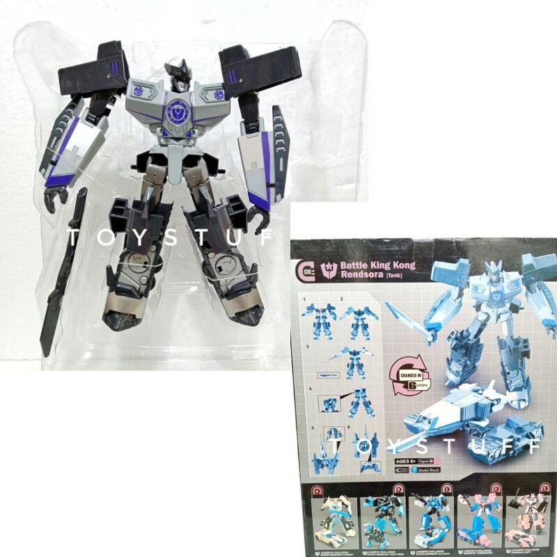 mainan robot transformers bahan metal T warrior