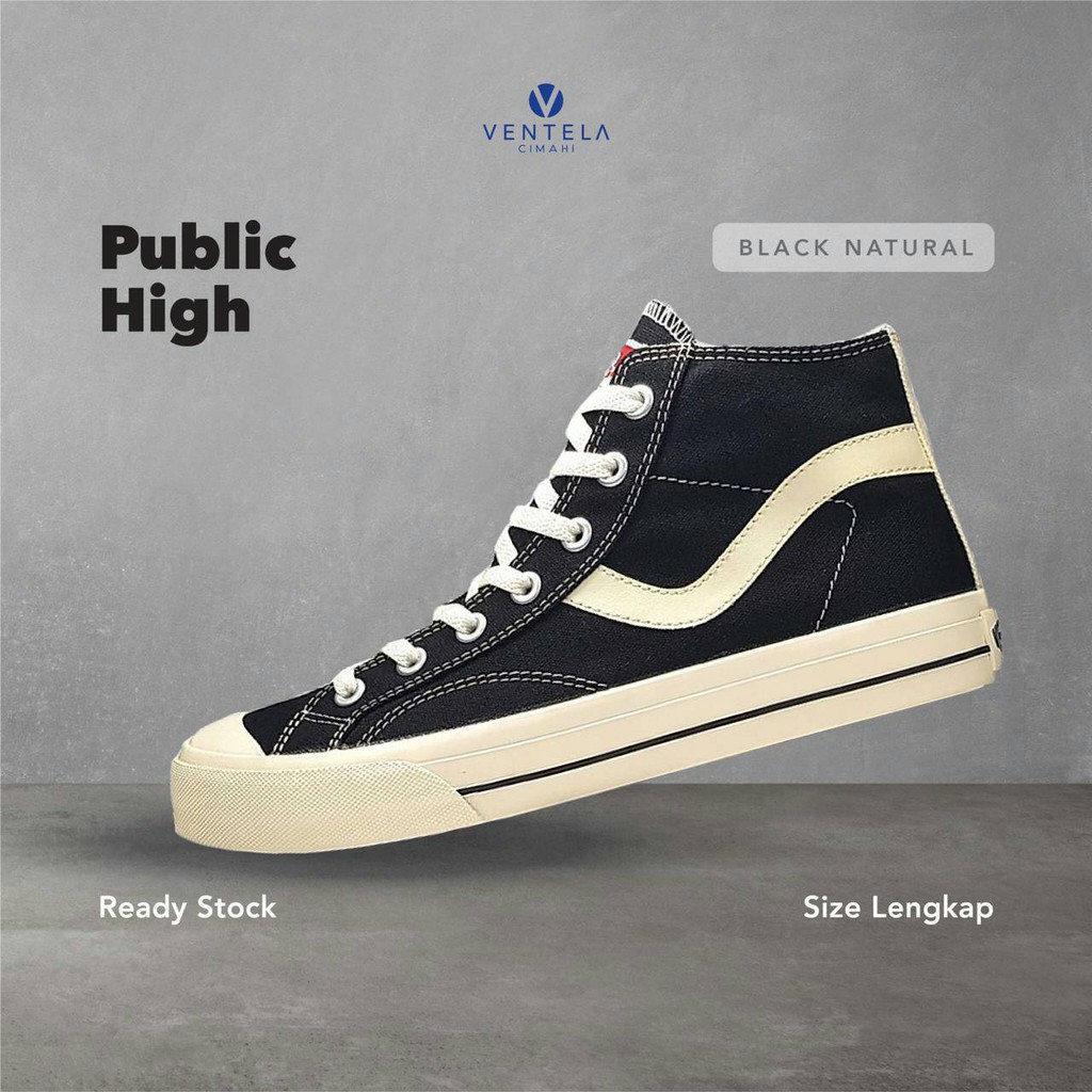 Ventela Public High Black Natural