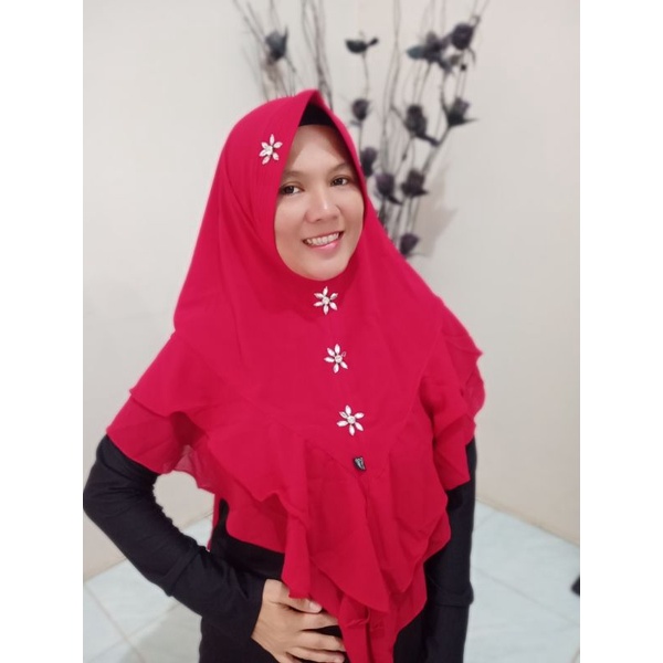 Hijab Rizwa Bunga Rempel