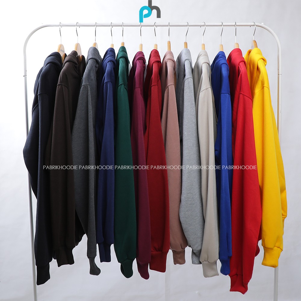 PABRIKHOODIE - JAKET HOODIE ZIPPER POLOS {PRIA &amp; WANITA} M - XXL