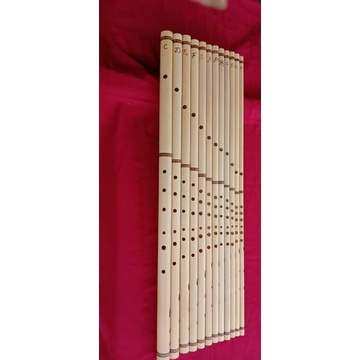 Suling bambu 1 set panjang 80cm