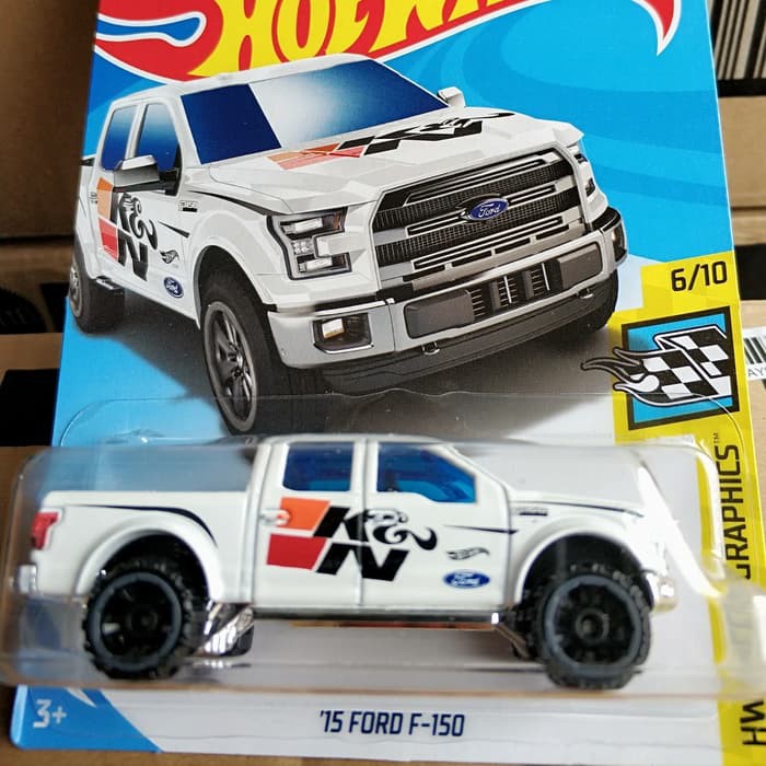 B0271-HOT WHEELS / HOTWHEELS-'15 FORD F-150-PUTIH