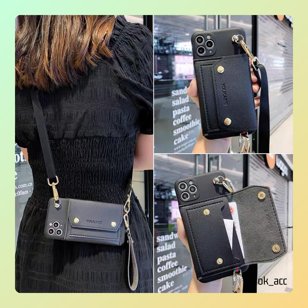 Casing Tali Panjang FH61 WM for Infinix Hot 8 9 10 10s 10t 11 11s 20 20i 30 30i NFC 12 12i Pro Note Play Smart 3+ 4 5 6 6+ HD
