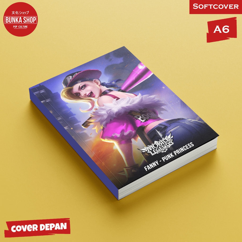 

Pocket Note Mobile Legends Fanny Punk Princess Softcover A6 Buku Tulis catatan Notes Agenda Planner Jurnal .