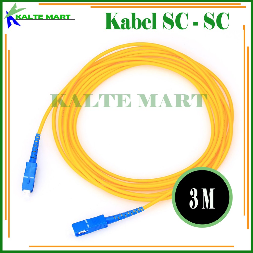 Patchcord SC-SC 3M Single Mode / Patchcord / Fiber Optic / Patch cord