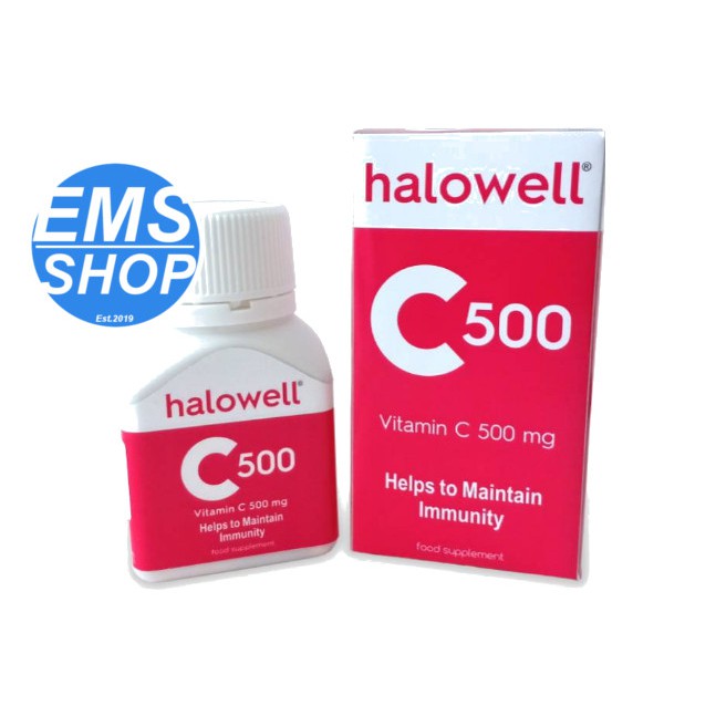 [HALOWELL] VITAMIN C 500 mg (30 tab)