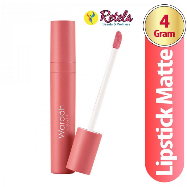 Wardah Colorfit Velvet Matte Lip Mousse 02 Joyful Orange 4G / Matte Lipstick / Lipstik