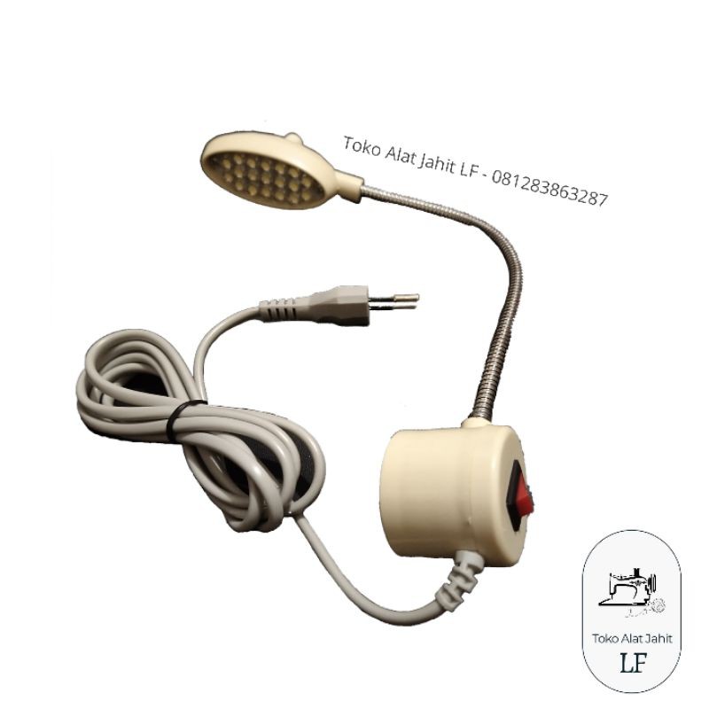 LAMPU JAHIT / BACA  DARURAT LED MAGNET (21 titik) BISA DIATUR BESAR KECIL CAHAYA