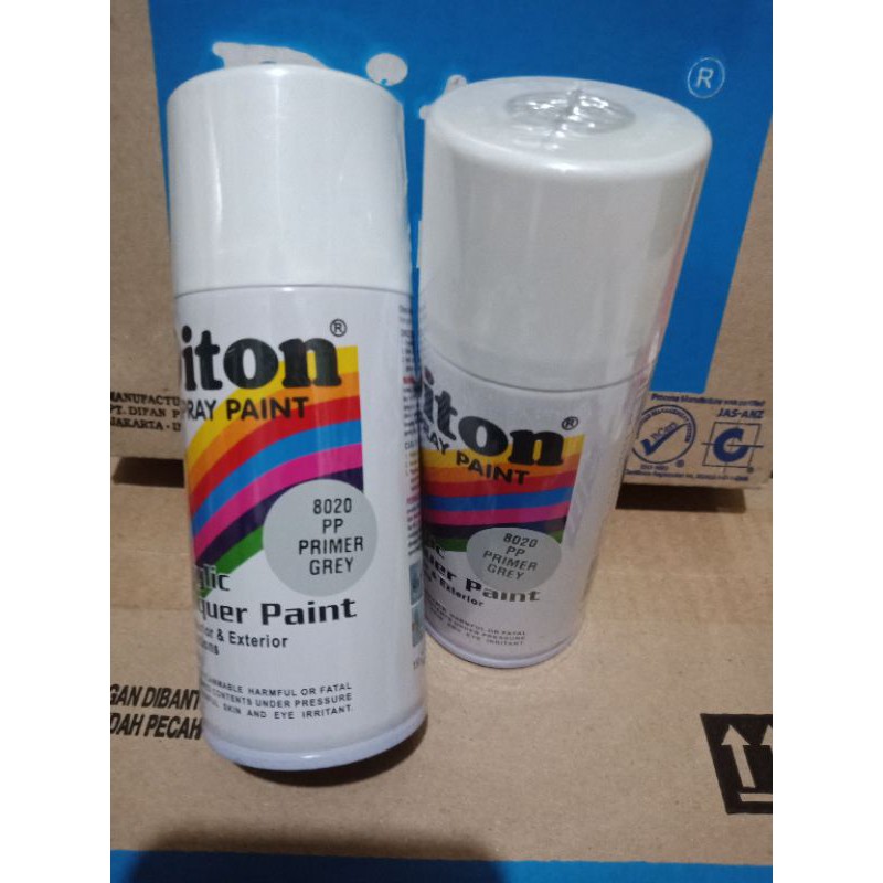 Pilok Pylok Pilok Cat Semprot Diton Primer Grey 8020 EPOXY Warna Dasar 150cc .