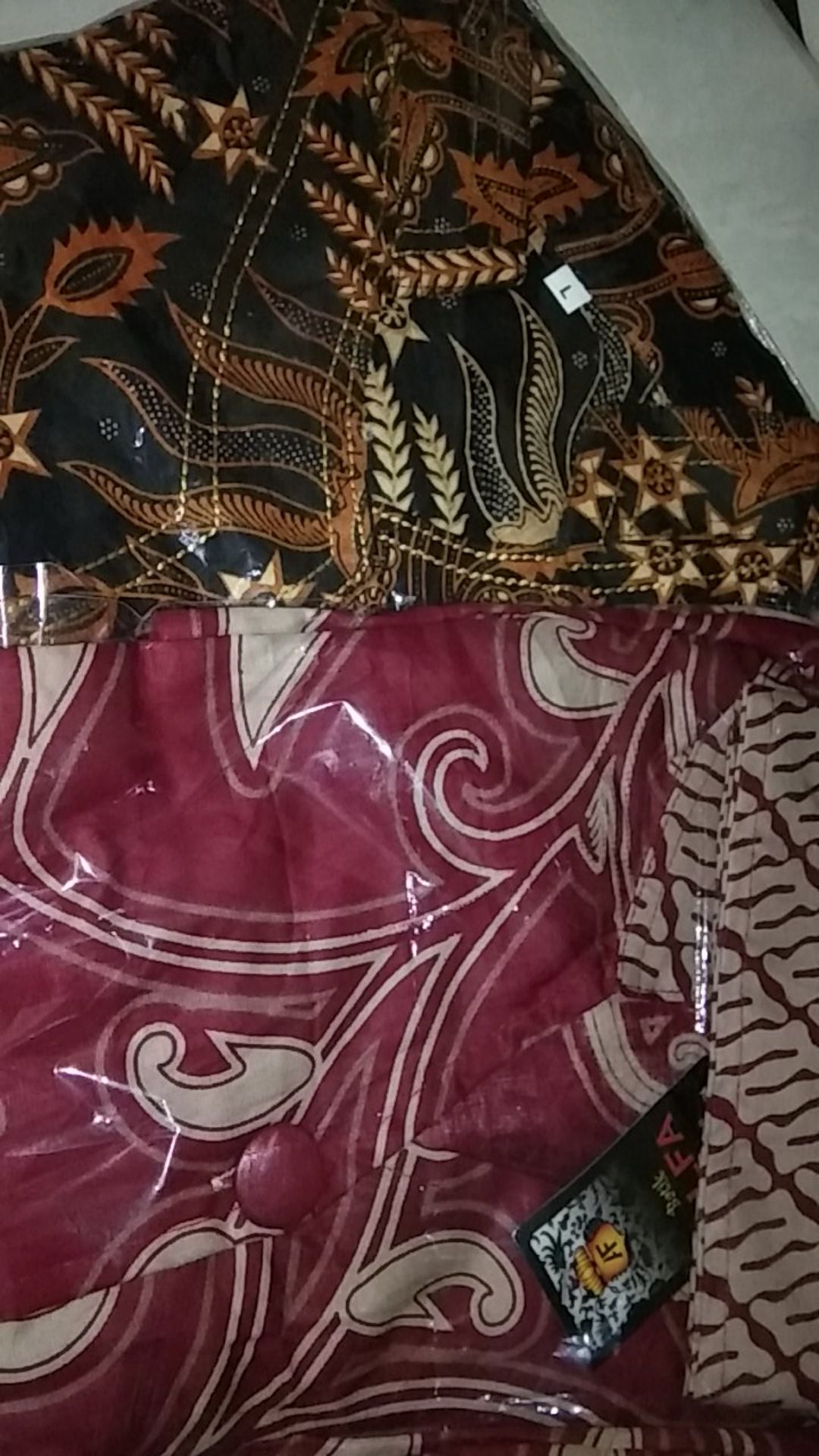 Blouse Batik Wanita Motif Kawung Biru