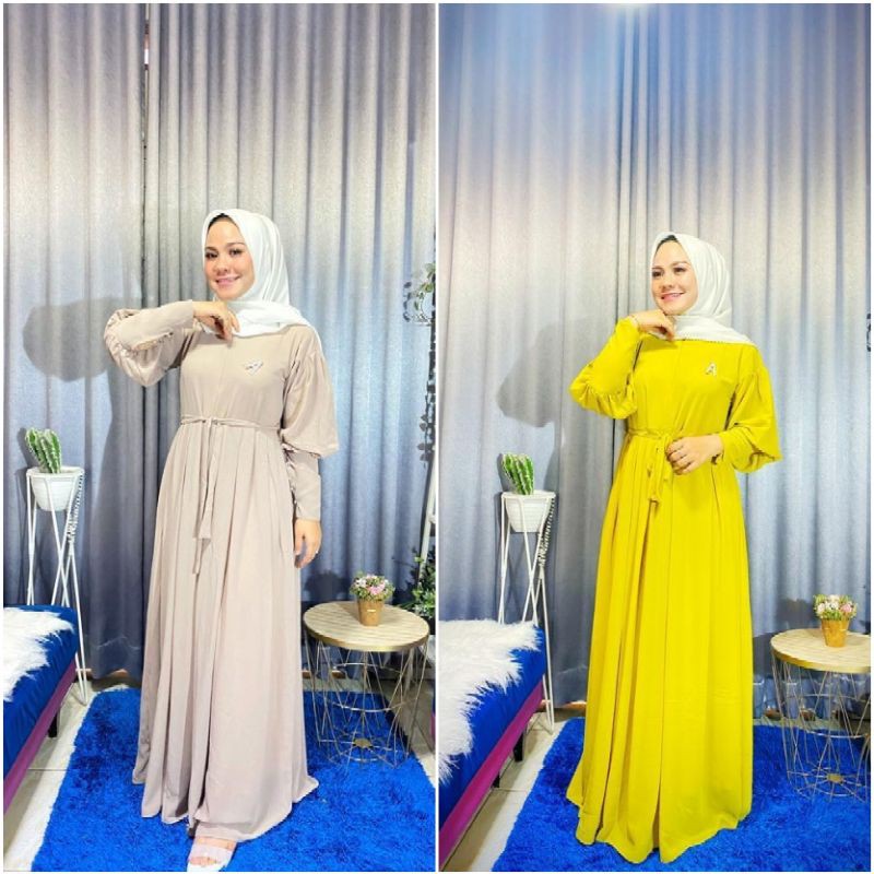 Dress Gamis Moscrepe by ANTUNNA Original