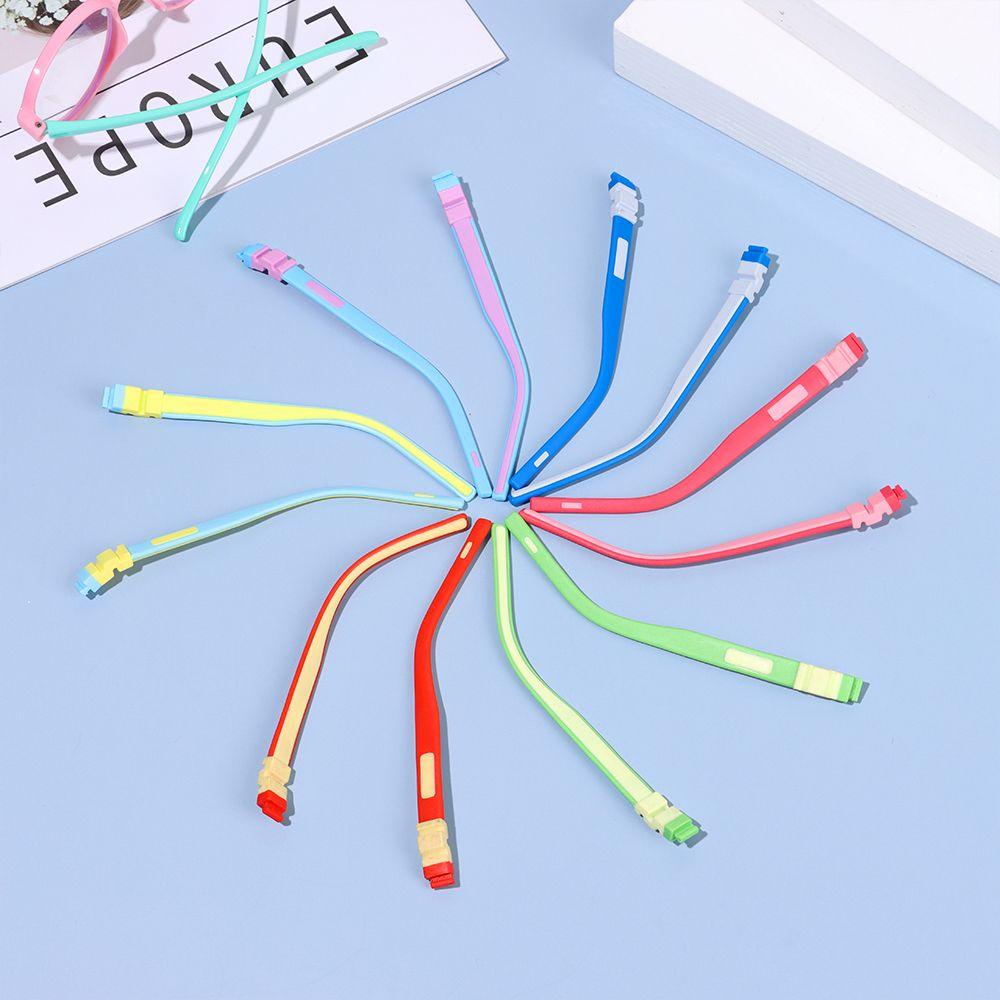 TOP Kacamata Lengan Multi-Warna Snap-on Anti-Slip Aksesoris Kacamata