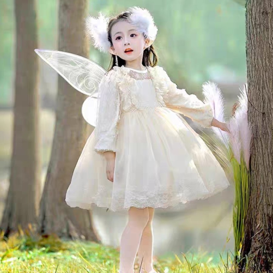 Elf Wing Clear Swirl Fairy Wings Sayap Peri anak transparan