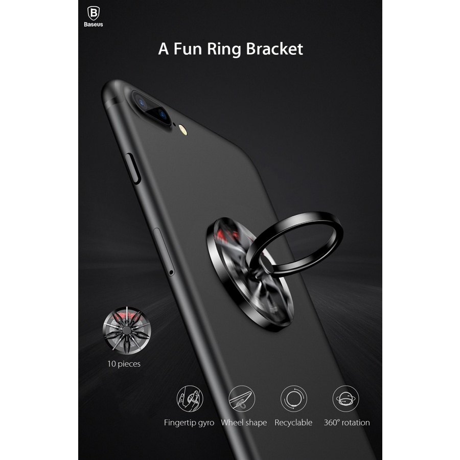 Baseus Wheel Phone Ring Holder Phone Holder Cincin Hp Ring Bracket 360 Rotation