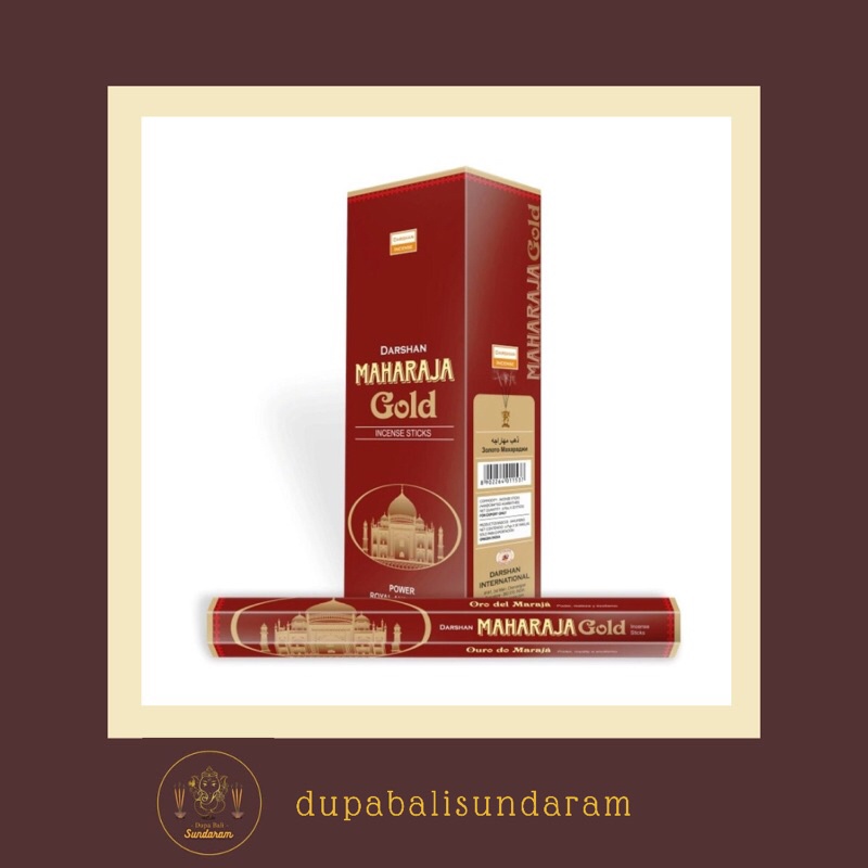 Hio Dupa Aromaterapi Hexa Darshan Maharaja Gold
