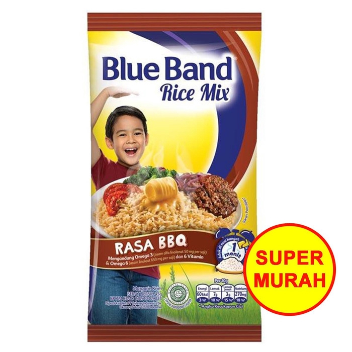 

Blue Band Rice Mix Rasa Barbeque BBQ Margarin Mentega 45 Gr | gram