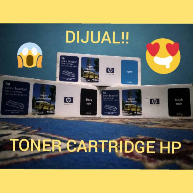 Jual Bekas Cepat 5Toner Cartridge HP gratis 1 cyan