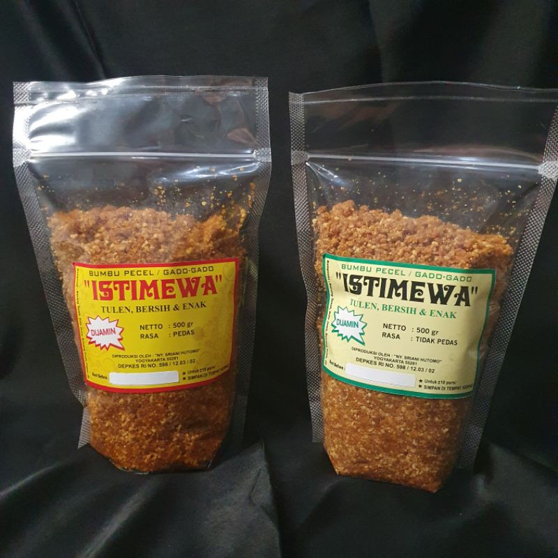 

[500 gr] Bumbu Pecel/Gado-gado "Istimewa